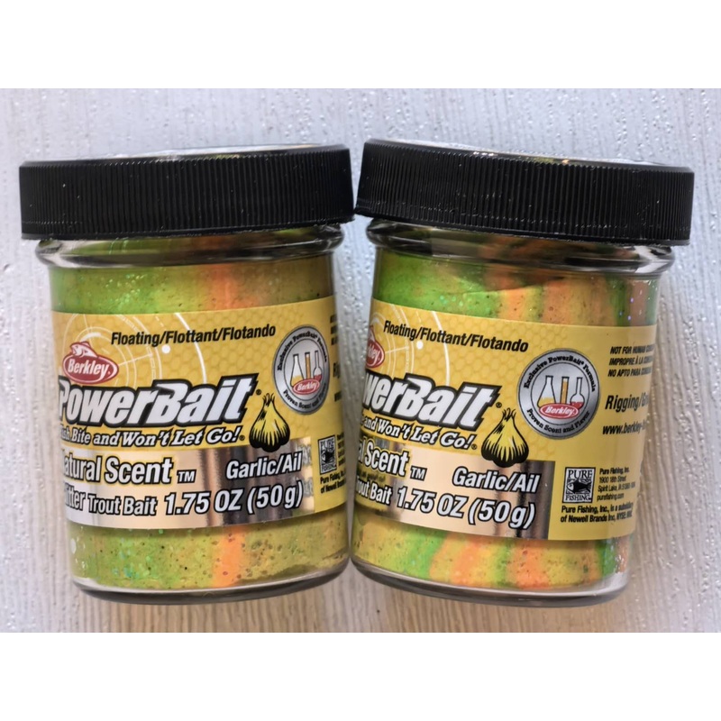 2 x Berkley PowerBait 50g Trout Tackle Bait