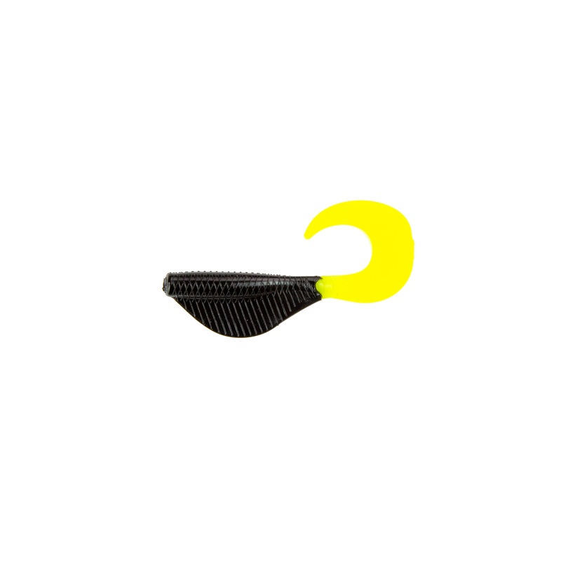 Curly Clobber – Black-Treuse 2″ – 12/pk