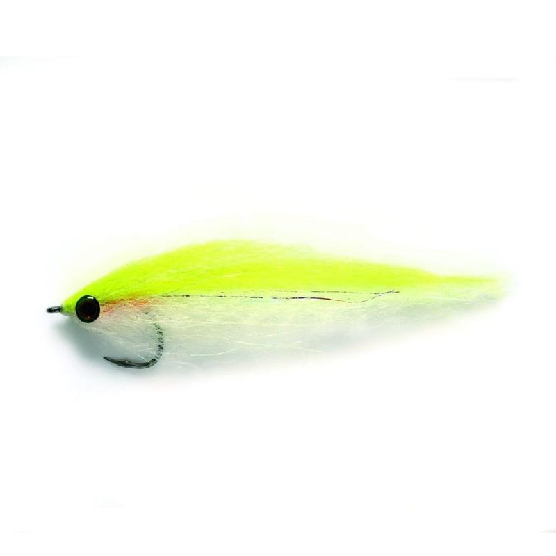 Fulling Mill Flies Dougie’s Roach Streamer Electric Yellow 4/0