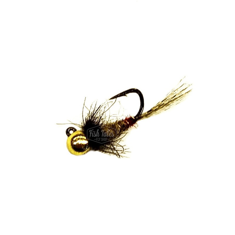 Solitude Flies Tungsten Red Butt Jig Nymph Red Butt 12