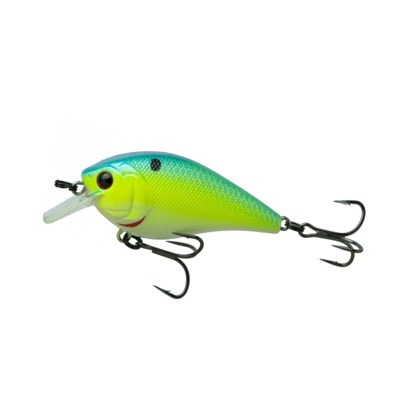 Crush Series – Blue-Treuse Shad 50X (Faint Rattle)