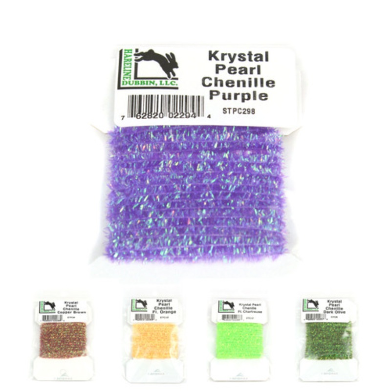 Hareline Solid & Krystal Pearl Chenille – AvidMax