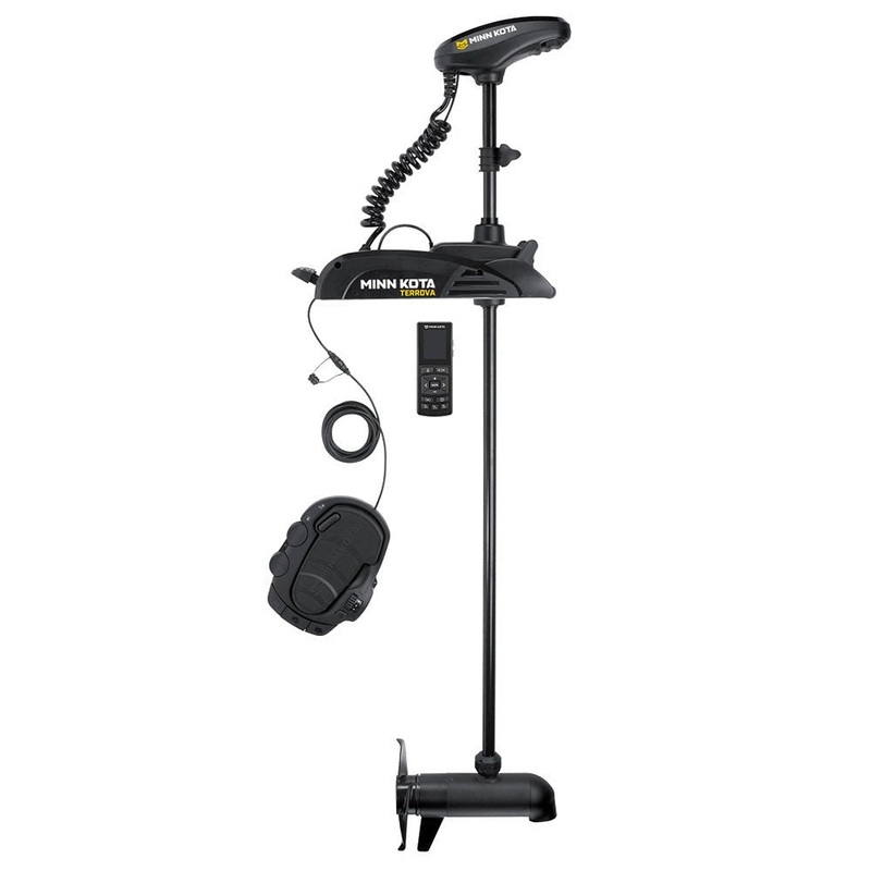 Minn Kota Terrova 80 Trolling Motor w/Wireless Remote – Dual Spectrum CHIRP – 24V – 80LB – 60″