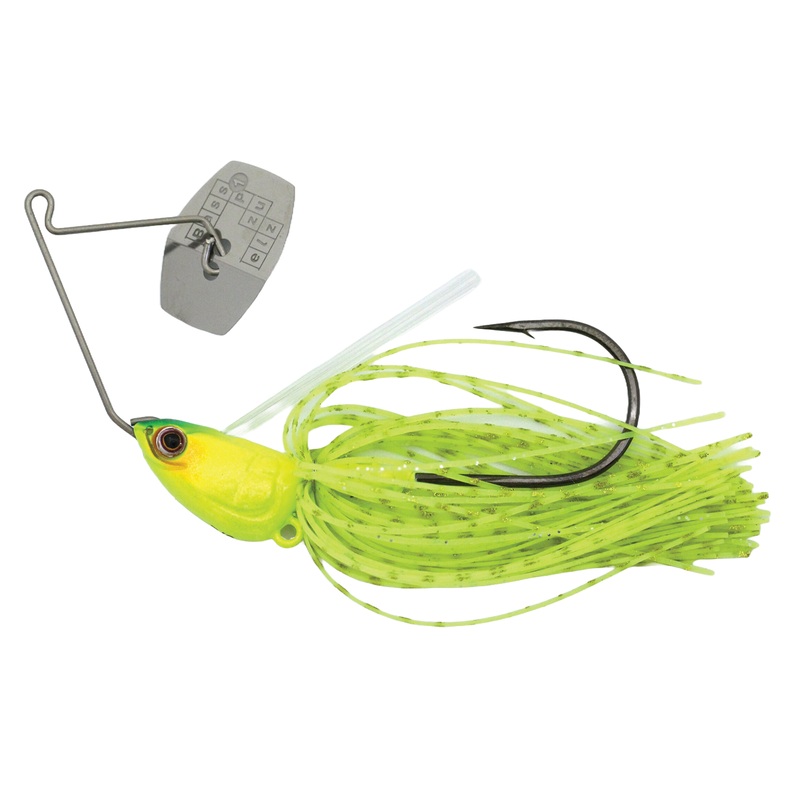 Bass Puzzle Grass Peice Flex 5/8 oz. Golden Chartreuse