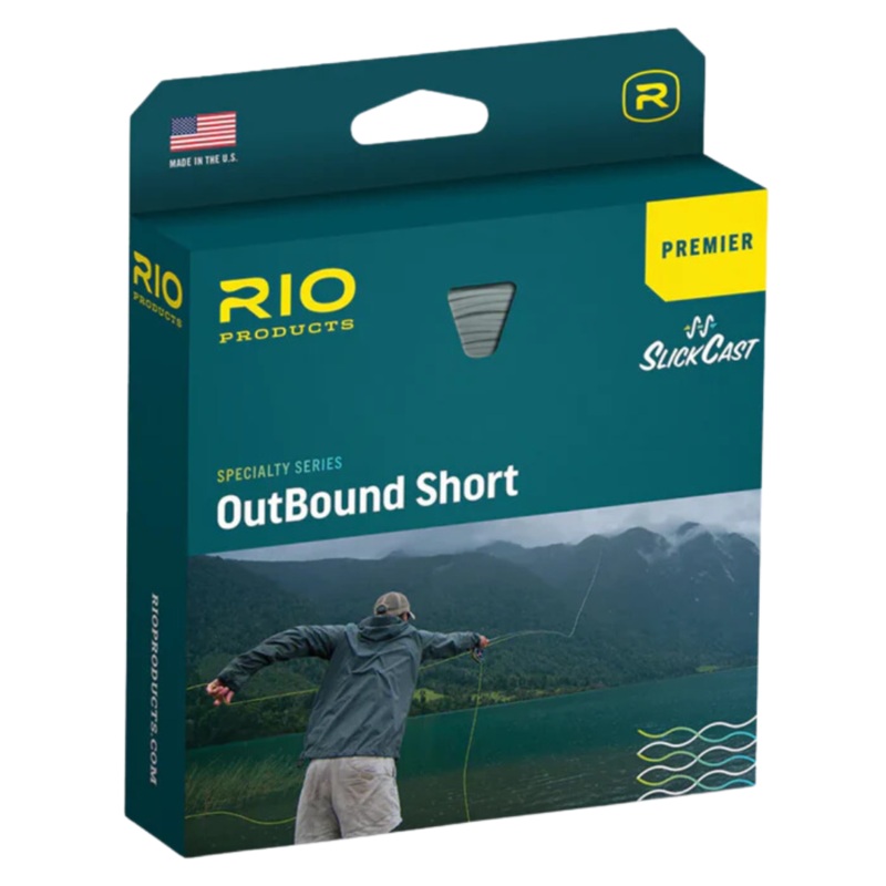 Rio Premier Outbound Short Fly Line WF7 Float – Moss/Ivory