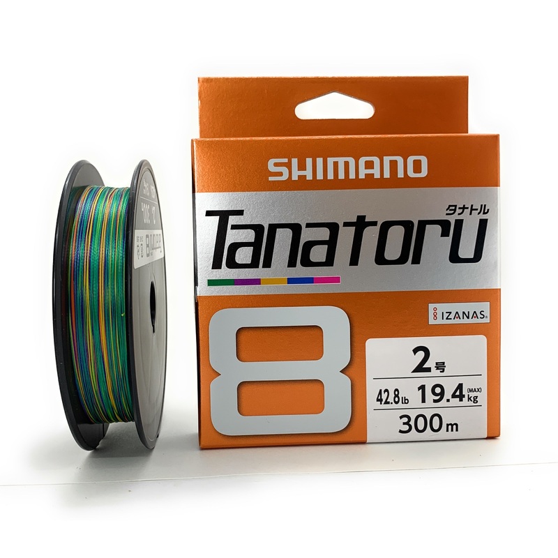 Shimano Tanatoru 8 Multicolor 300m Braided PE Fishing Line PL-F78R 2