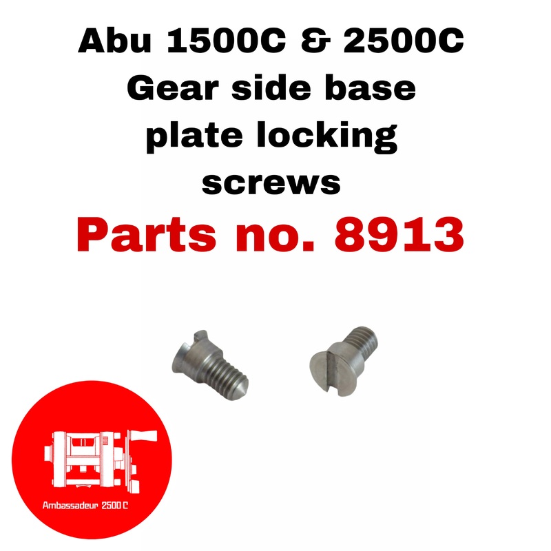 ABU Gear Side Plate Locking Screws #8913 1 set (2pcs)