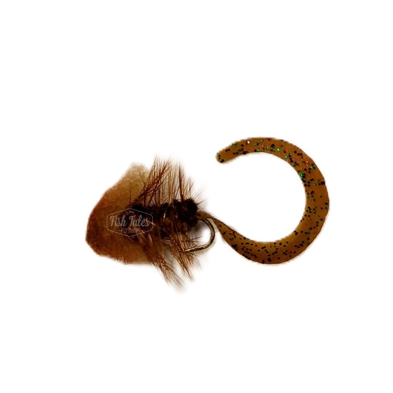 Catch Flies Wooly Grubber Streamer Brown 8
