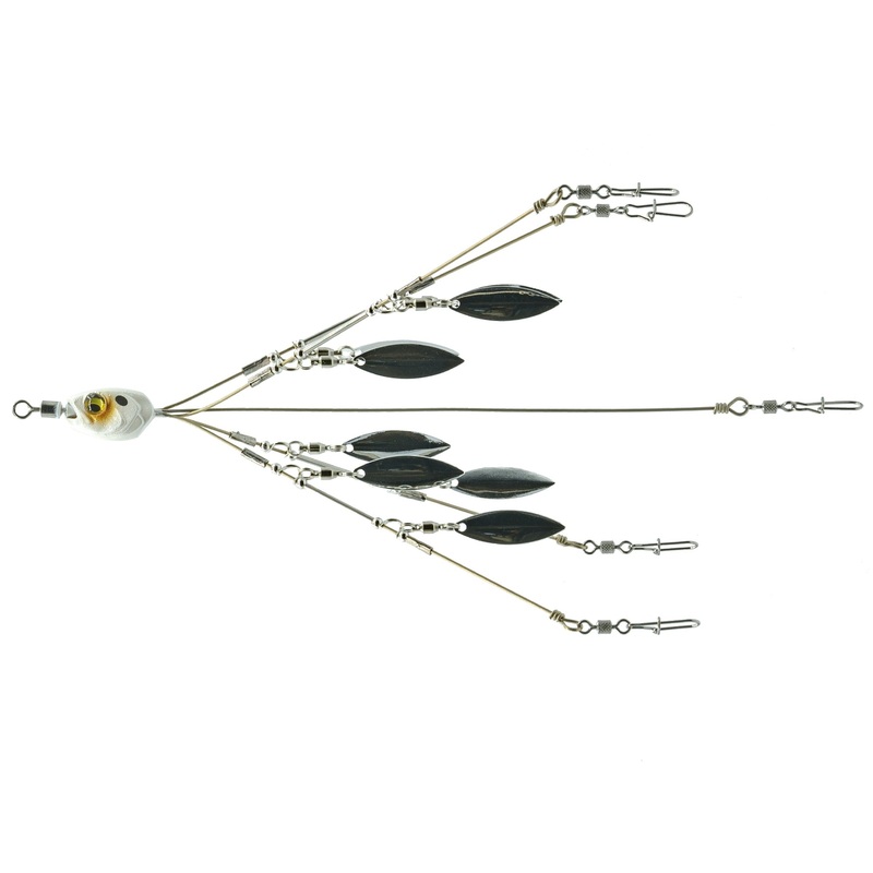 Divine Umbrella Rig 8 Blade – Spanish Pearl 6.5″