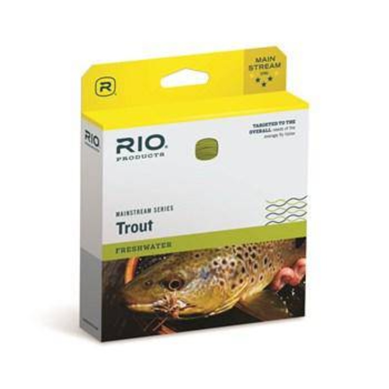 Rio | Trout | Fly Line | 12ft Sink Tip | Brown / Lemon Green WF5F/S3