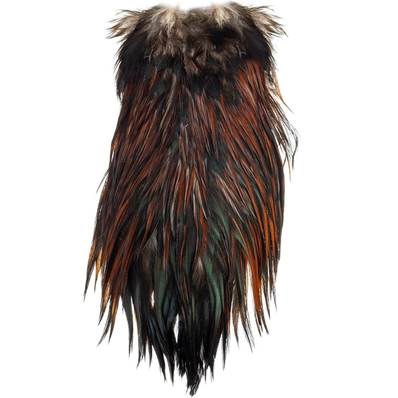 Wapsi Indian Rooster Saddle Patch Olive