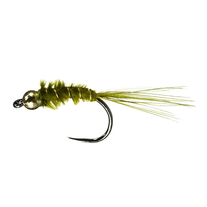 MFC Flies Chan’s Baby Damsel Nymph Olive 12