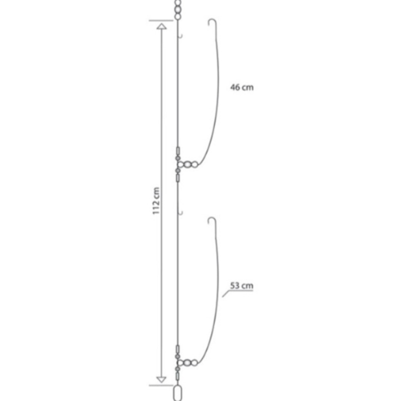 Mustad | Two Hook Clipped Up Rig