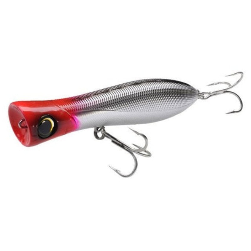 Yo-Zuri Bull Pop Hard Lure | Popper | Floating | 15 Cm | 70 Gm | Red Head (CRH)