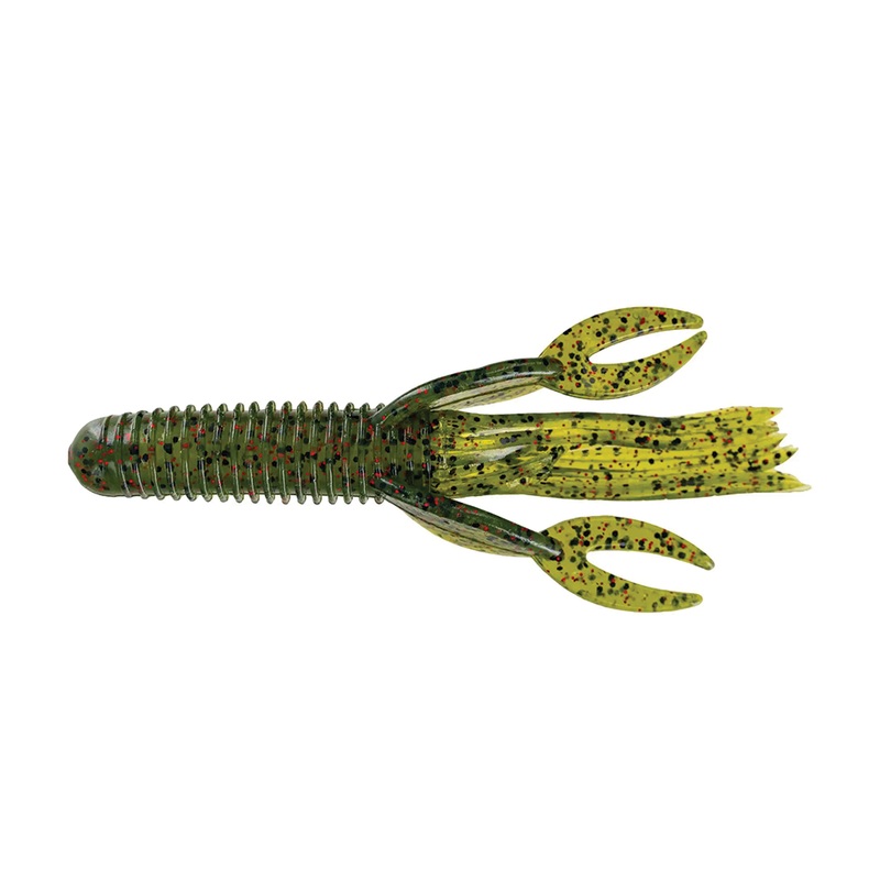 Big Bite 4″ Craw Tube 8 Pack Watermelon Red Flake