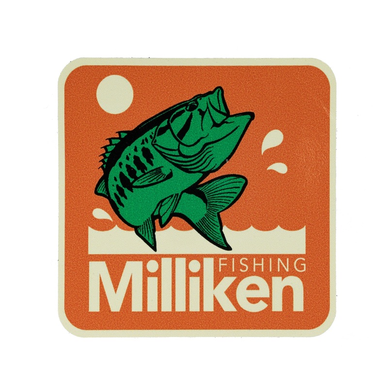 Milliken Fishing ‘Bass Age’ Decal Orange