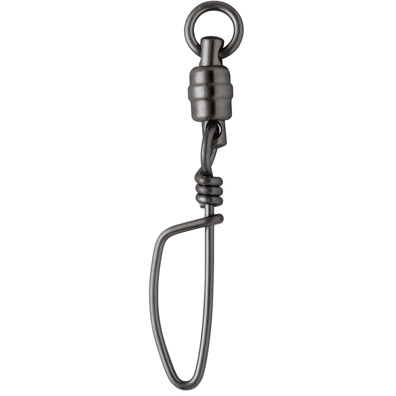 VMC BSHBTSS Black Stainless Steel Heavy-Duty Ball Bearing Tournament Snap Swivel #6 – 320lb *1-Pack [BSHBTSS#6]