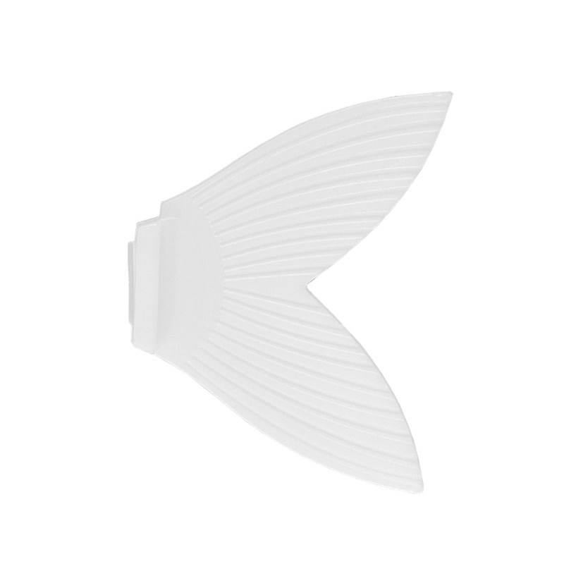 Bucca Brand Trick Shad Replacement Tails Pearl White