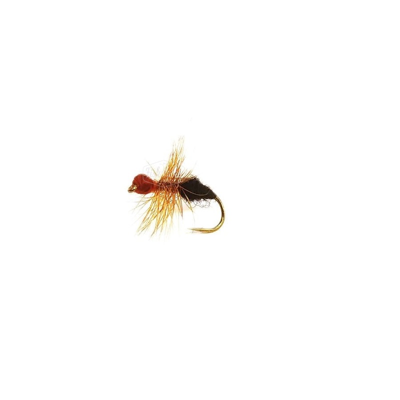 Solitude Flies Crystal Ant Dry Fly Black/Rust 14