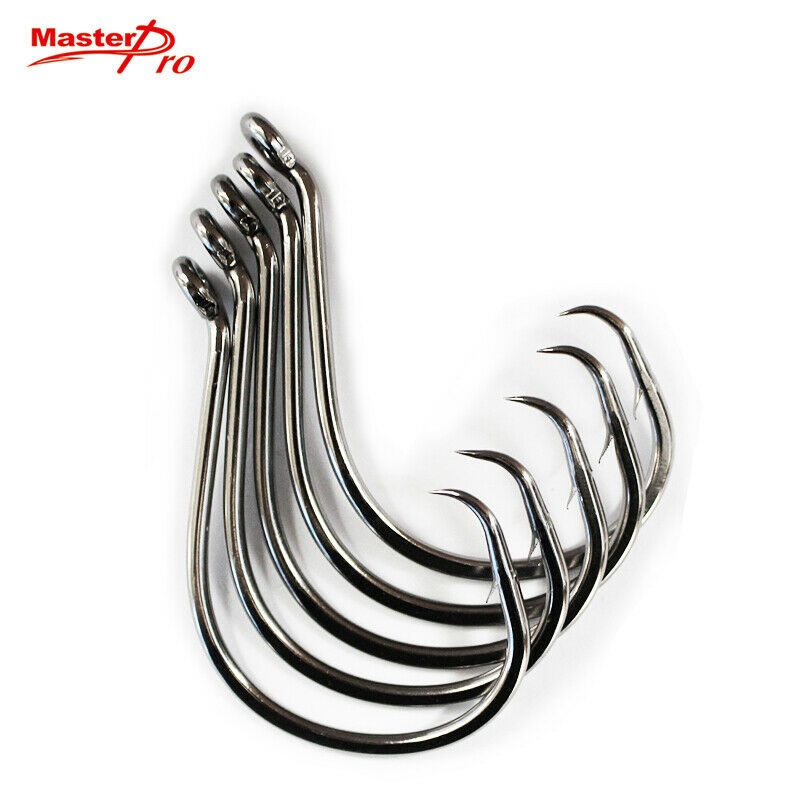 100 x #2/0 Chemically Sharpened Octopus Circle Hooks Fishing Tackle