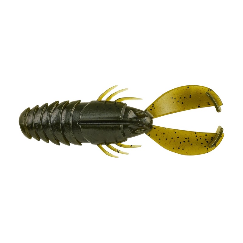 PowerBait Crash Craw Green Pumpkin 3.5 in