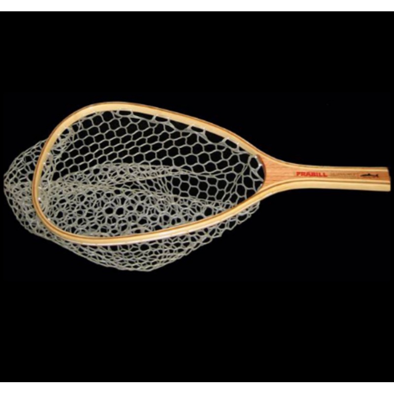 11″ X 15″ TEARDROP TROUT NET / 8″ FIXED WOOD HANDLE