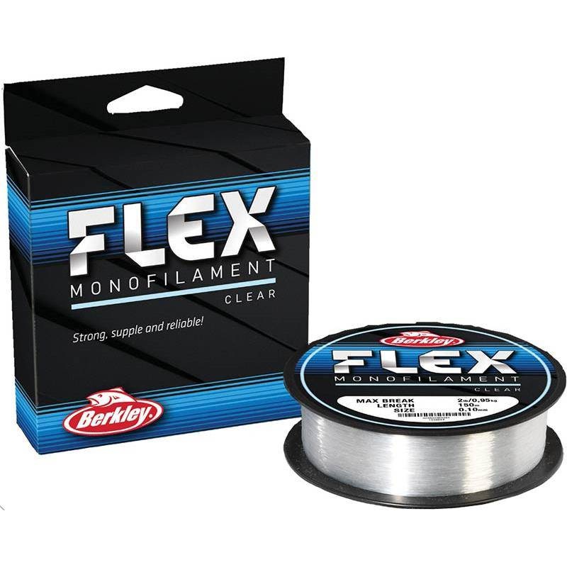 Berkley | Flex | Monofilament Fishing Line | Clear | 300m 0.22MM | 8 LB | 3.65 KG