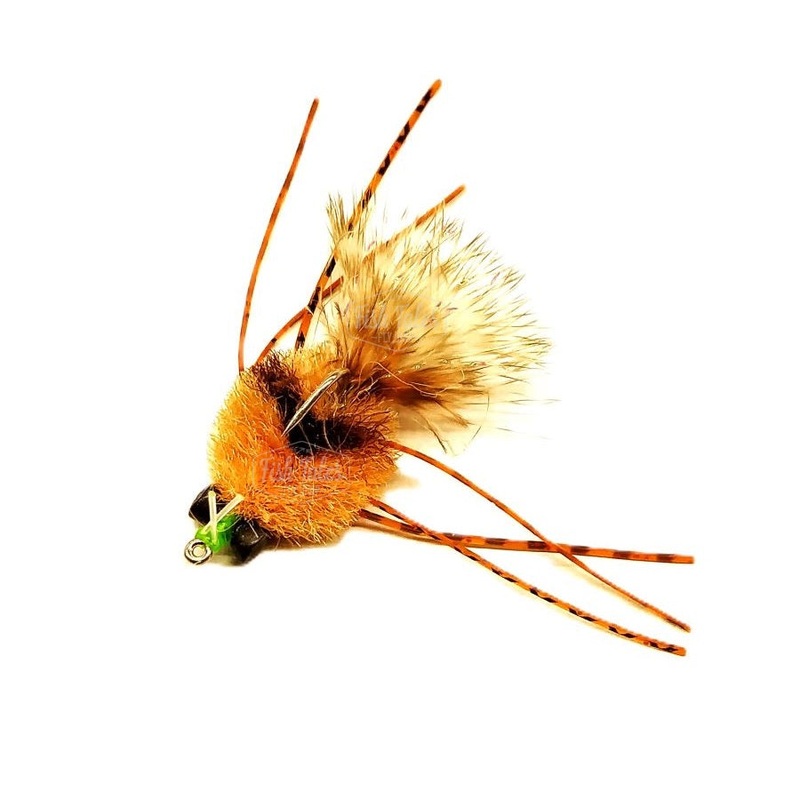 EP Flies EP Crab Yucatan Saltwater Flats Fly Orange 8
