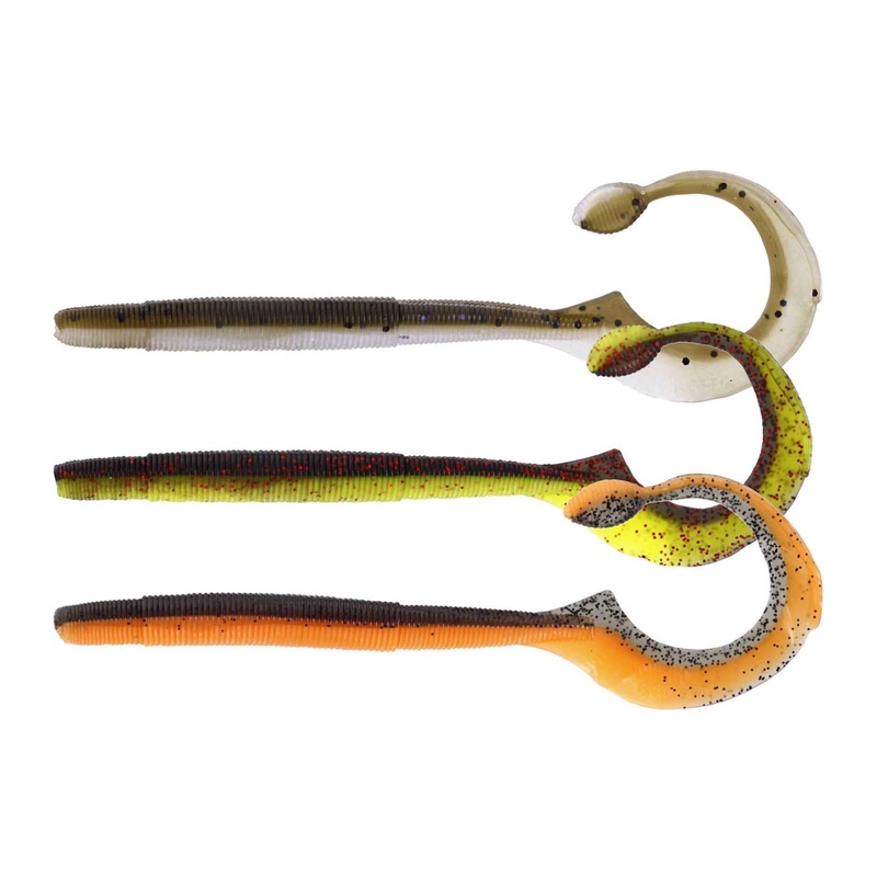 Westin | Ned Worm Curl | 12cm | 3g | 5pcs Dark Water Mix