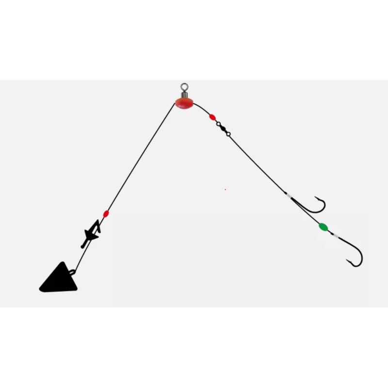 10 X Masterpro  Long Distance Surf Rigs Fishing Rigs Tackle Hooks