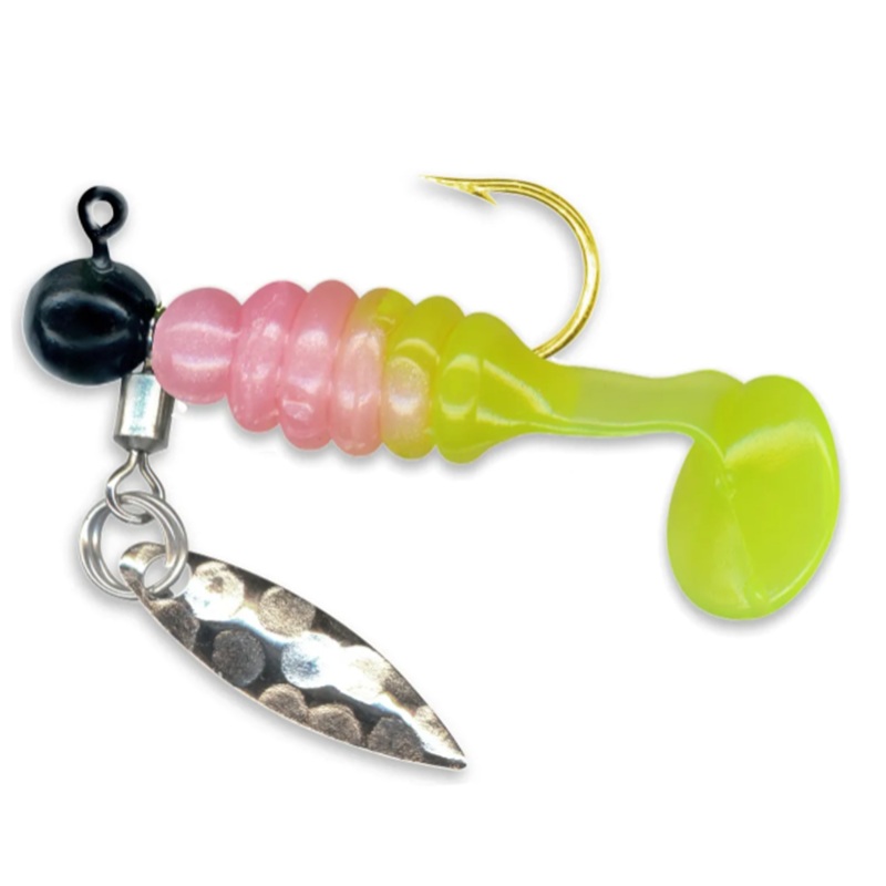 Charlie Brewer Charlie Bee Spin Jig 1/16oz. Bubblegum Chartreuse