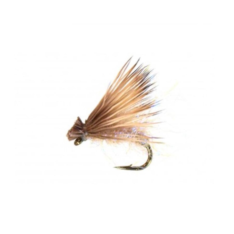 YFG Flies Ninch’s Iceberg Caddis Dry Fly Tan 14