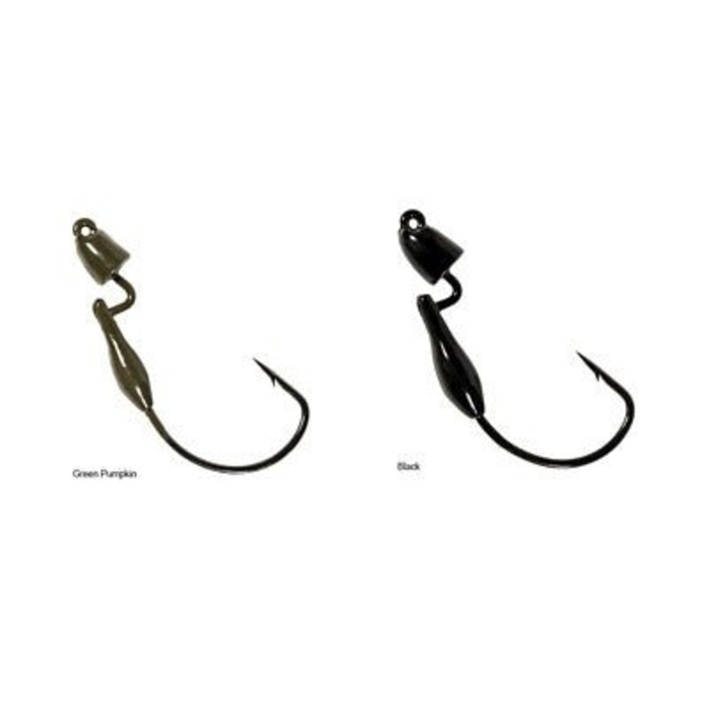 ZMan Pro Bulletz Weedless Jighead | 7 Gm 7Gm – 1/4Oz Black