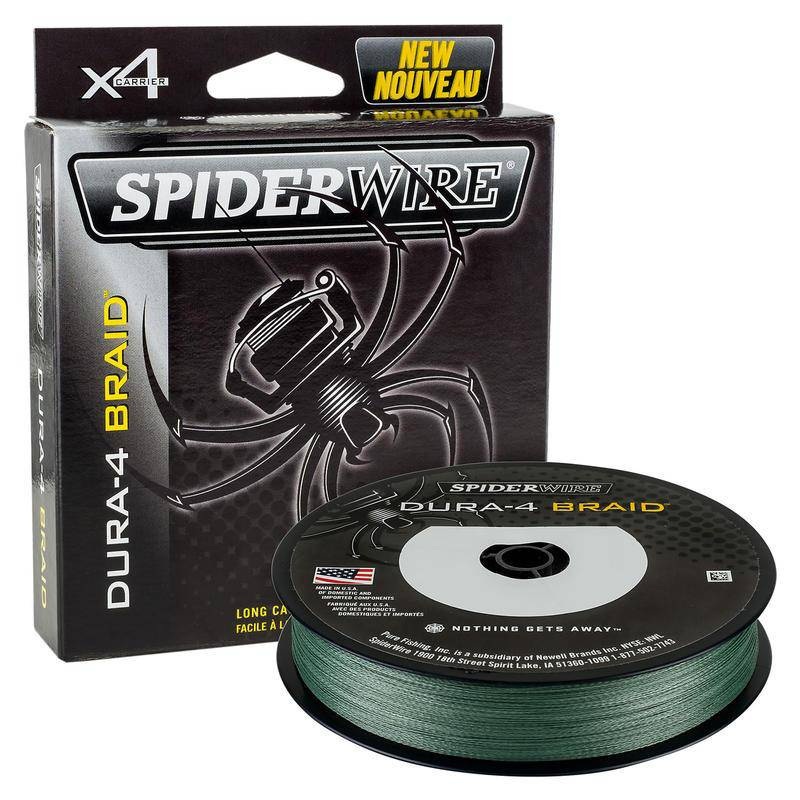 Spiderwire | Dura4 Braid | 150m | Moss Green 9.1kg | 0.10mm