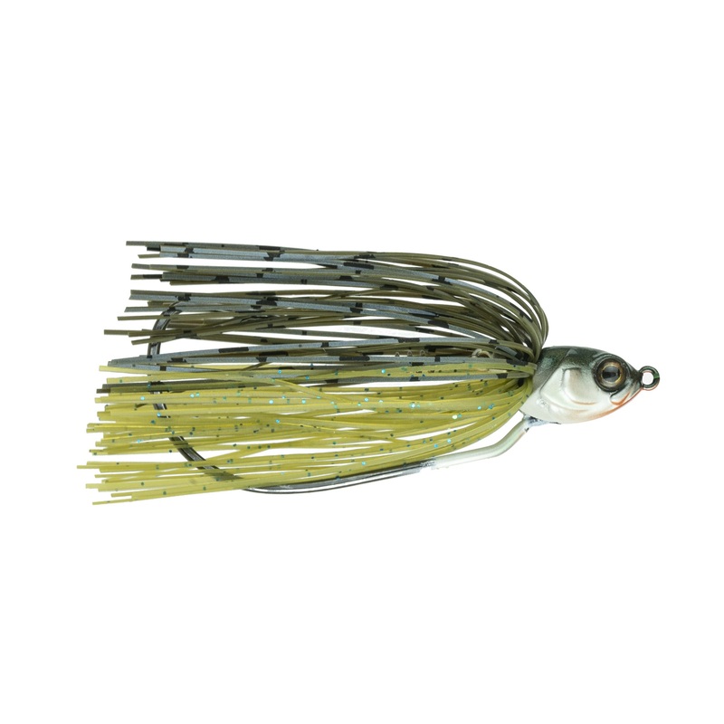 Axle Swinging Swim Jig – Green Pumpkin Gill 3/8oz.
