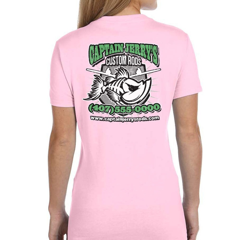Women’s Custom T-Shirt: Green Bones Black X-Small