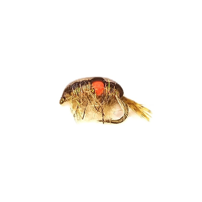 Solitude Flies Expecting Scud Stillwater Nymph Tan 14