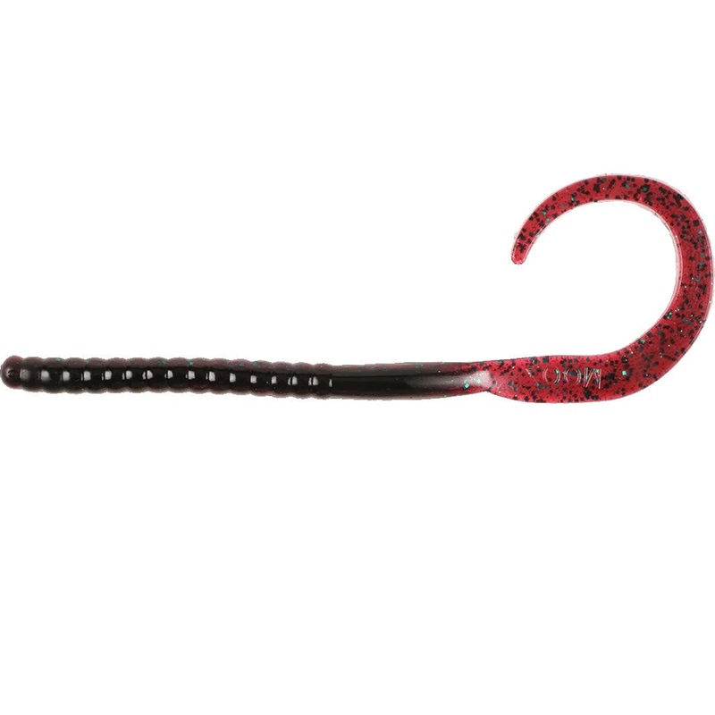 Zoom Bait Company Ol’ Monster Worm Red Shad