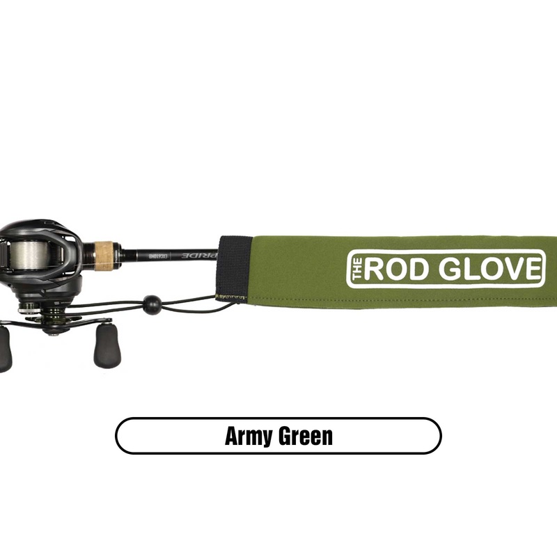 The Rod Glove Tournament Series Casting Rod Cover Army Green 5.25″