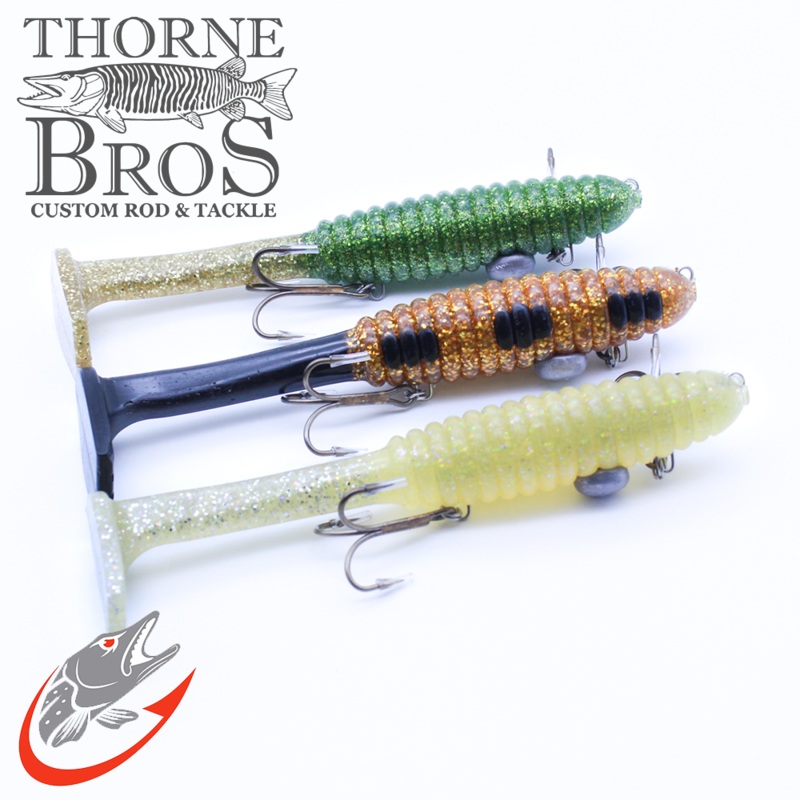 Whaletail Plastics 9.5″ Phat Tail 9.5″ TB Custom Bubble Yum
