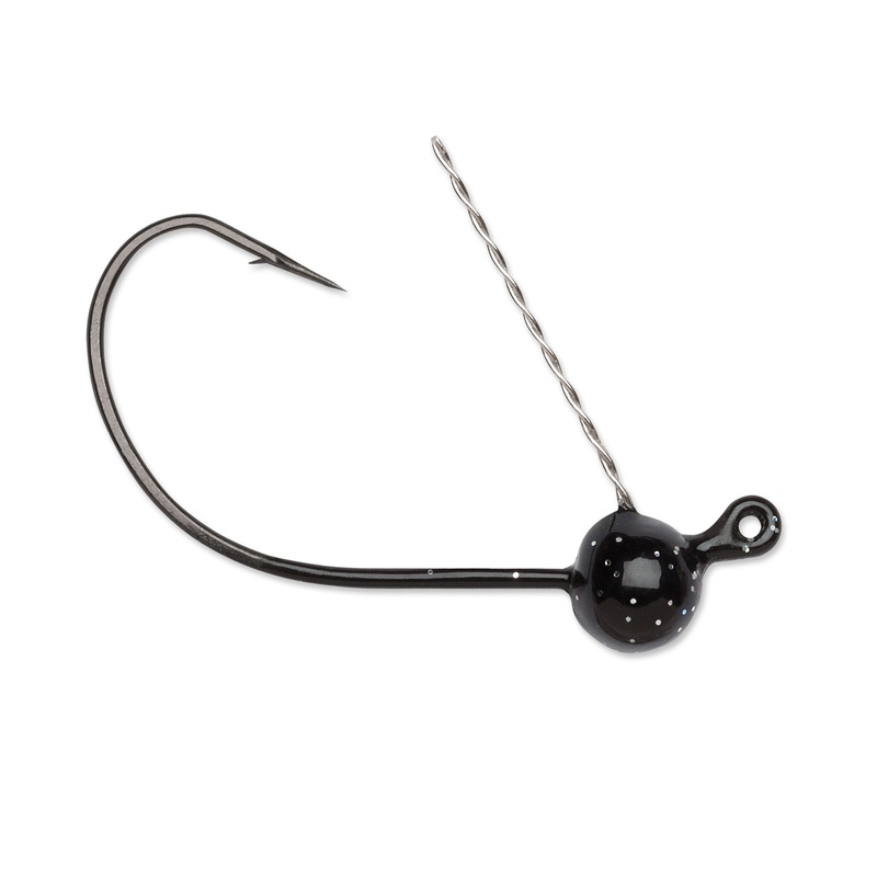 WWJ WACKY WEEDLESS JIG 1/16 oz Black