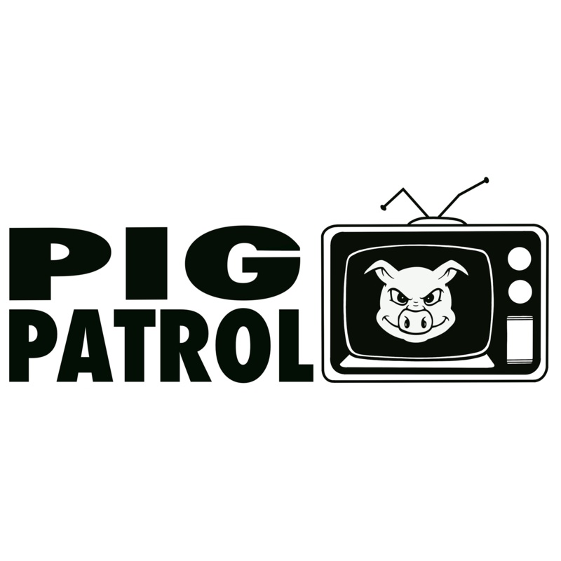Pig Patrol TV – Black 6″ x 3″