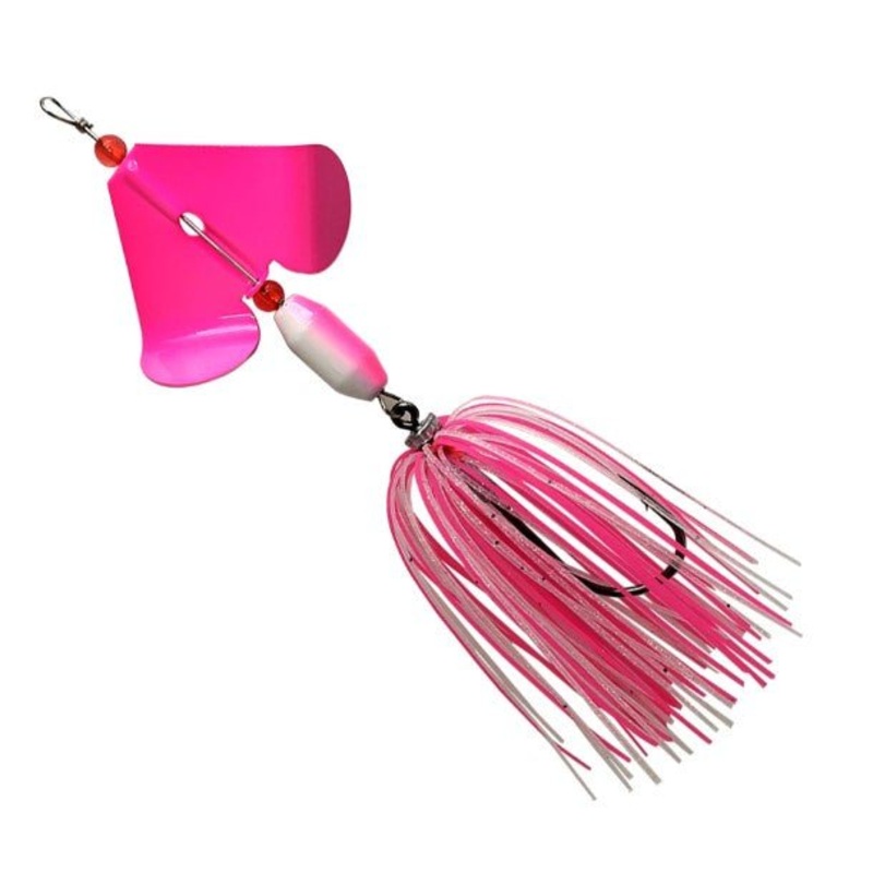 Buzz Bait with Hook Skirt | 15 Cm | 18 Gm | Pink