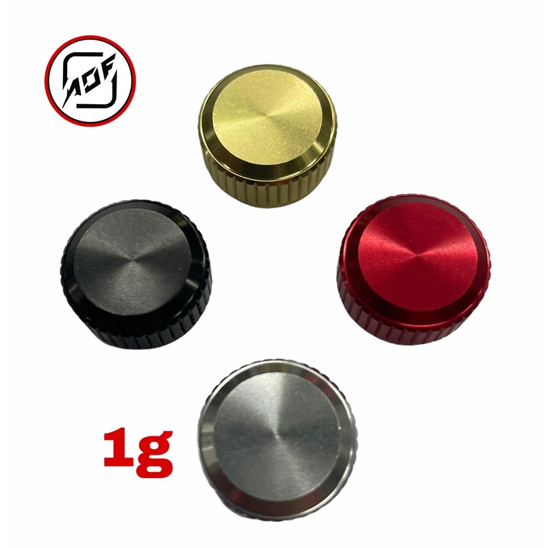 Custom Abu Ambassadeur Aluminium Cast Control Cap Red