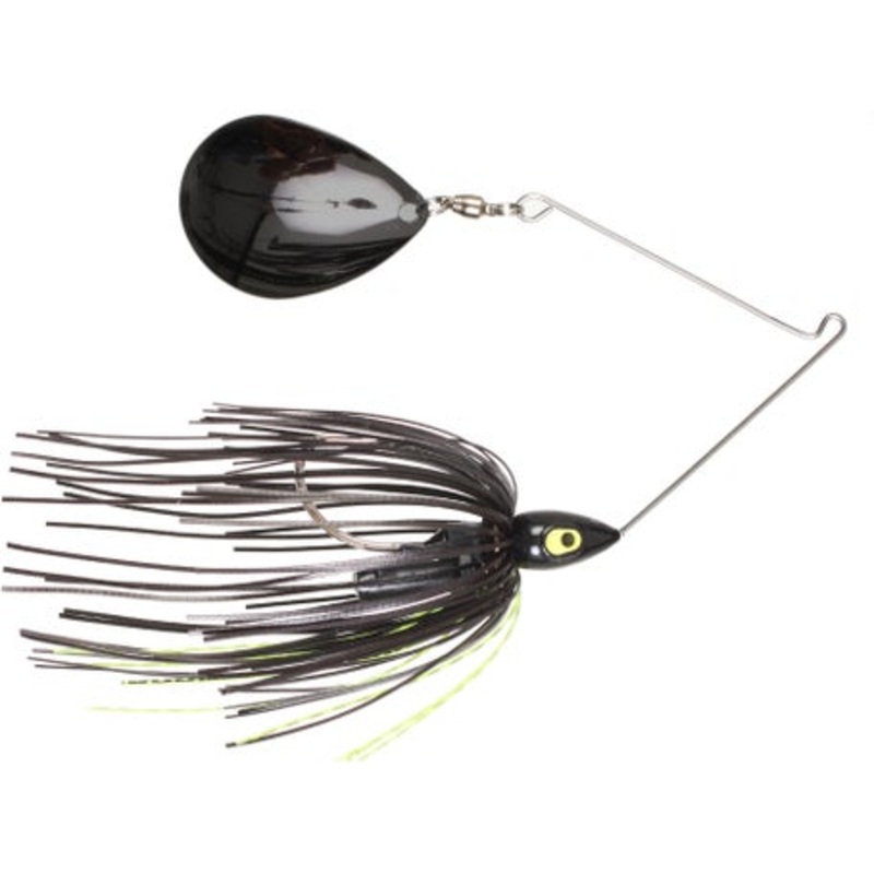 War Eagle Night Time Colorado Spinnerbait Black Nickel Chart Black 1/2oz.