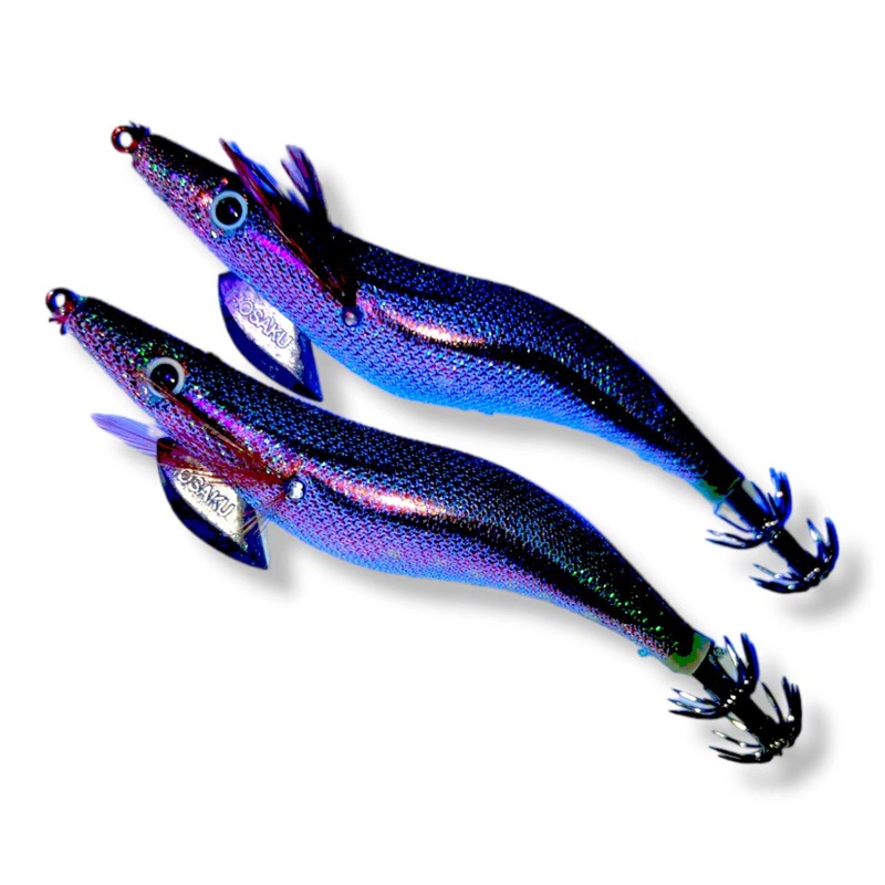2pcs Premium Quality Squid Jig UV body Sizes 2.5,3.0,3.5 4# Squid 2pcs  2.5