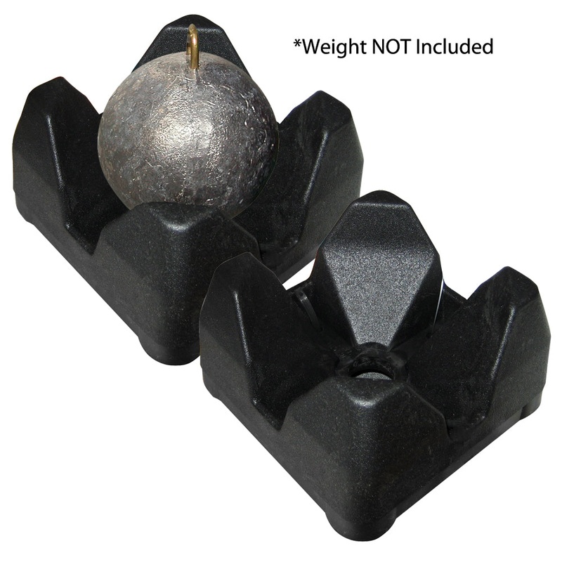 Scotty 3022-BK Weight Mate – Black 2 Pack [3022-BK]
