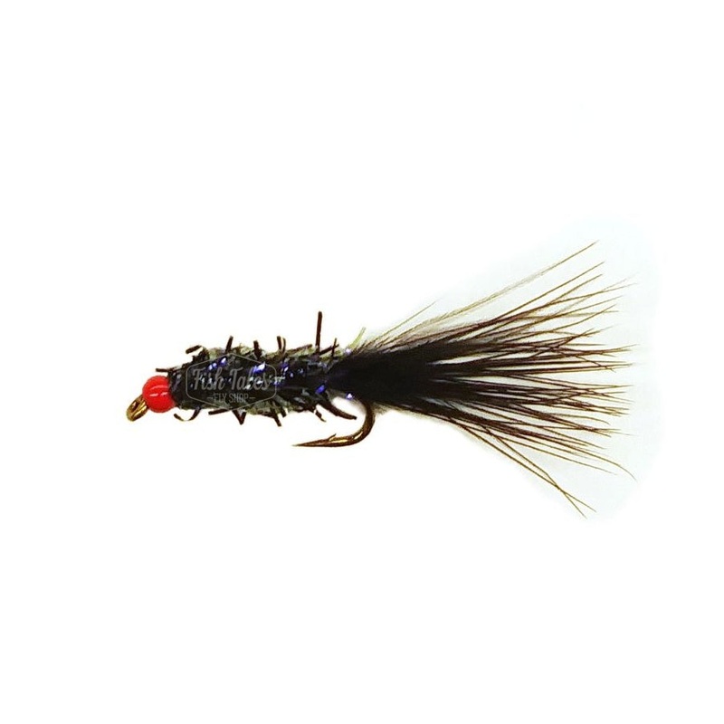 BC Fly Guys UV2 Straggle Leech Black/Red 10