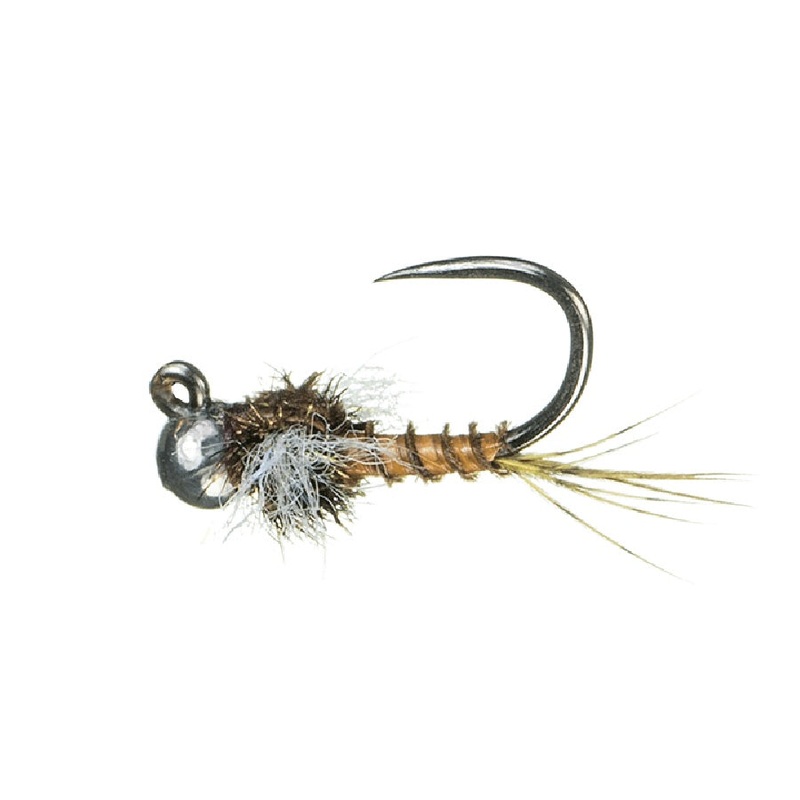 Galloup’s Jigged BWO Barbless Jig Nymph BWO 18