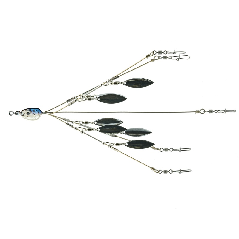 6th Sense Umbrella Rig 8 Blade 4K Shad 6.5in.